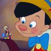 Jiminy Cricket And Pinoccio Cartoon Diamond Paintings