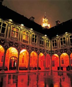 La Vieille Bourse Lille At Night Diamond Paintings