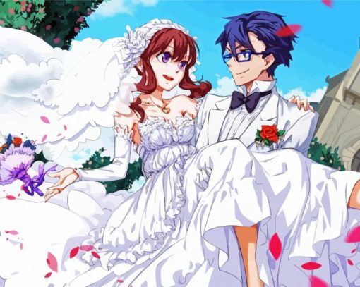 Romantic Anime Wedding Diamond Paintings