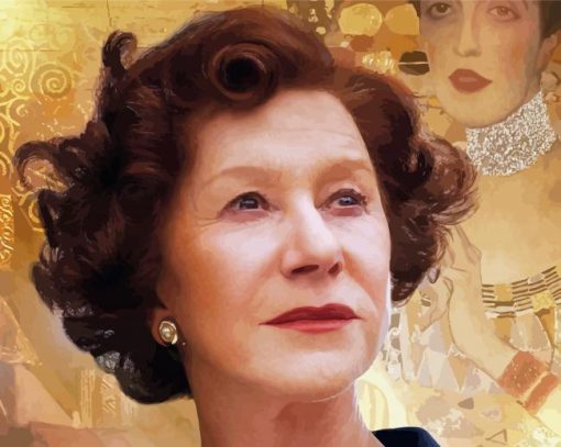 Woman In Gold Character Diamond Paintings