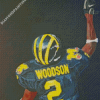 Michigan Wolverine Football Art Diamond Paintings