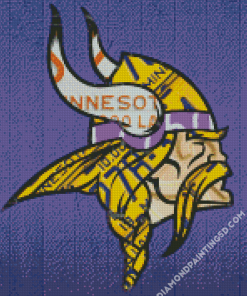 Minnesota Vikings Logo Diamond Paintings