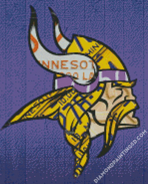 Minnesota Vikings Logo Diamond Paintings