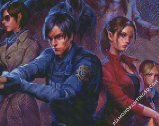 Resident Evil Characters Diamond Paintings
