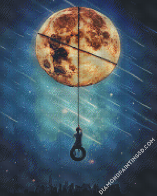 Aesthetic Moon Swing Diamond Paintings