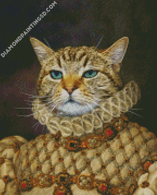 Aesthetic Victorian Cat Diamond Paintings