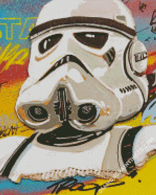 Storm Trooper Art Diamond Paintings