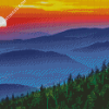 Sunset Appalachian Mountains Diamond Paintings