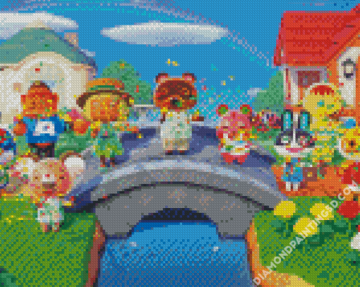 Animal Crossing Game Diamond Paintings