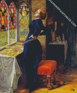 John Everett Millais Mariana Diamond Paintings