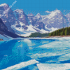 Lake Banff In Winter Diamond Paintings