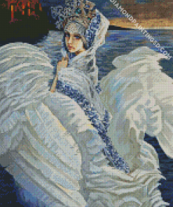 The Swan Princess Vrubel Art Diamond Paintings
