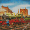 Vintage Gwr Train Diamond Paintings