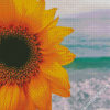 Beach Sunflowers Diamond Paintings