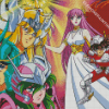 Saint Seiya Characters Diamond Paintings