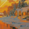Christmas Painter Of Light Thomas Diamond Paintings