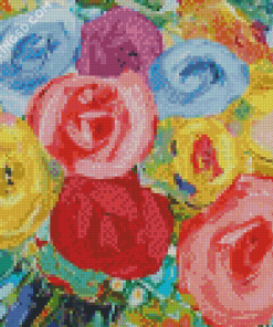 Colorful Contemporaries Flowers Diamond Paintings