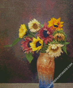 Colorful Sunflowers Diamond Paintings