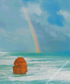 Rainbow Beach Seascape Diamond Paintings