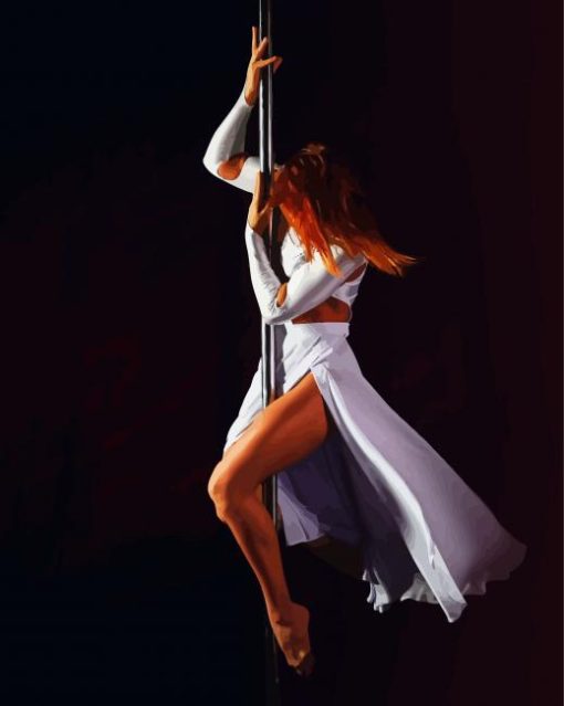Aesthetic Pole Dancer Girl Diamond Paintings
