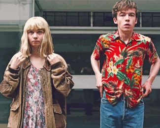 Alex Lawther And Jessica Garden Characters Diamond Paintings