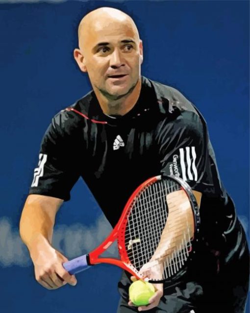 Andre Kirk Agassi Diamond Paintings