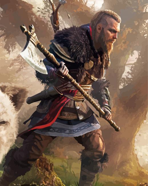 Assassin's Creed Valhalla Game Diamond Paintings