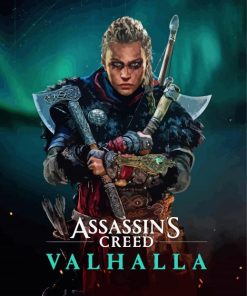 Assassin's Creed Valhalla Game Poster Diamond Paintings