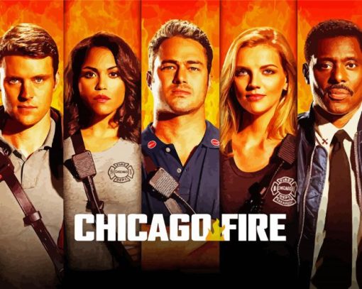 Chicago Fire American Serie Diamond Paintings