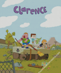 Clarence Animation Art Diamond Paintings