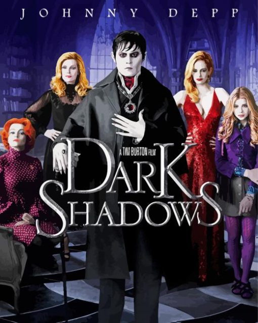 Dark Shadows Movie Poster Diamond Paintings