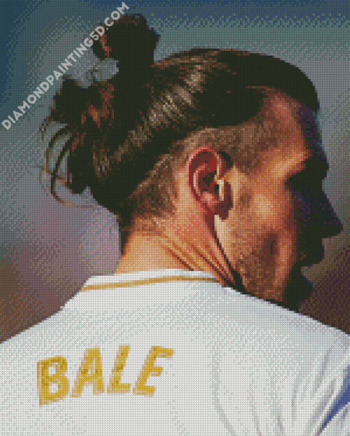 Gareth Bale Player Side Face Diamond Paintings