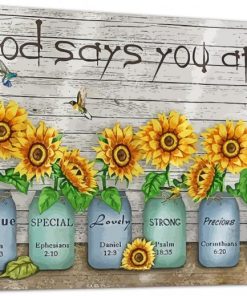 God Says You Are Sunflowers Diamond Paintings