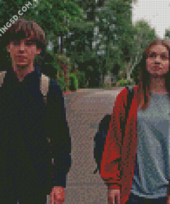 Alex Lawther And Jessica Serie Characters Diamond Paintings