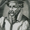 Black And White Gerardus Mercator Diamond Paintings