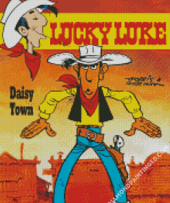 Luky Luke Cartoon Diamond Paintings