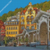 Market Colonnade In Karlovy Vary Diamond Paintings