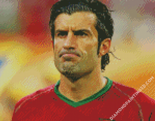 Portuguese Footballer Luis Figo Diamond Paintings