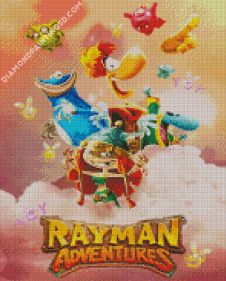 Rayman Adventures Game Diamond Paintings