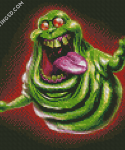 Slimer From Fhostbusters Animation Diamond Paintings
