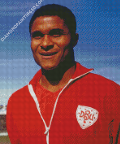 Eusebio Da Silva Player Diamond Paintings