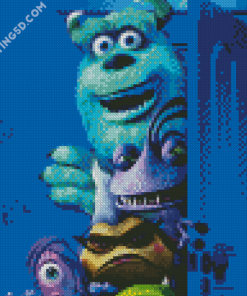 Randall And The Other Monsters Diamond Paintings