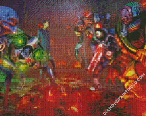 Xcom Video Game Diamond Paintings