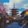 Japanese Scene Buildings Diamond Paintings