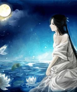 Moon Fantasy Woman Diamond Paintings