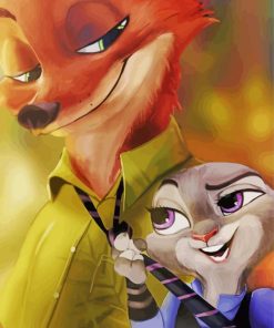 Nick Wilde Judy Art Diamond Paintings