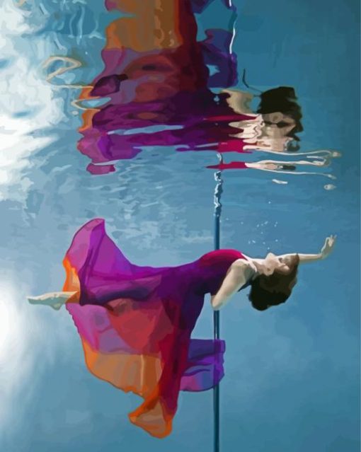 Pole Dancer Underwater Diamond Paintings