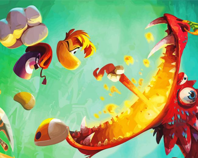 Rayman Game Serie Character Diamond Paintings