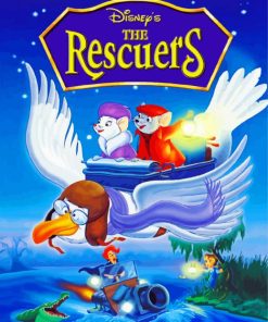 Rescuers Movie Poster Diamond Paintings