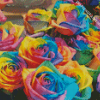 Adorable Colorful Rose Diamond Paintings